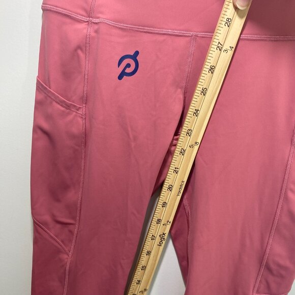 Peloton Lululemon Leggings Women 8 Pink Side Pockets High Rise We Go Far Align - Picture 9 of 11